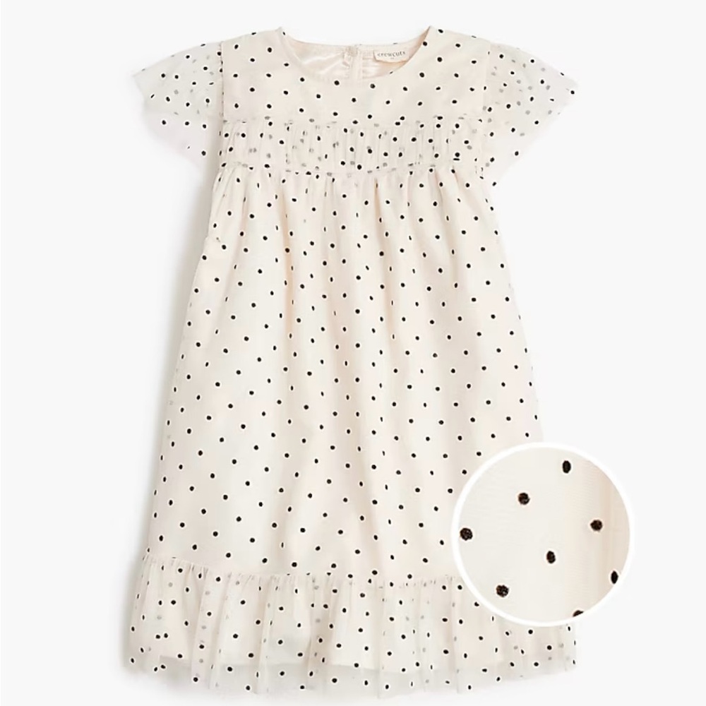 JCrew Factory: Girls' Dotted Tulle Dress size 12